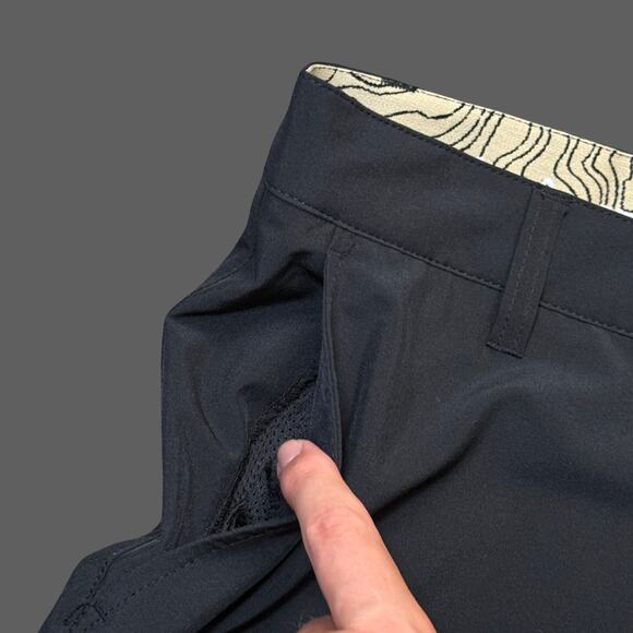 Quiksilver Hybrid Black Performance Feel Shorts Size 36 Anthracite QSM15AM021 - Picture 4 of 9